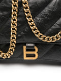 Balenciaga Crush Quilted Shoulder Bag — Same as shown — Size One Size — Top View