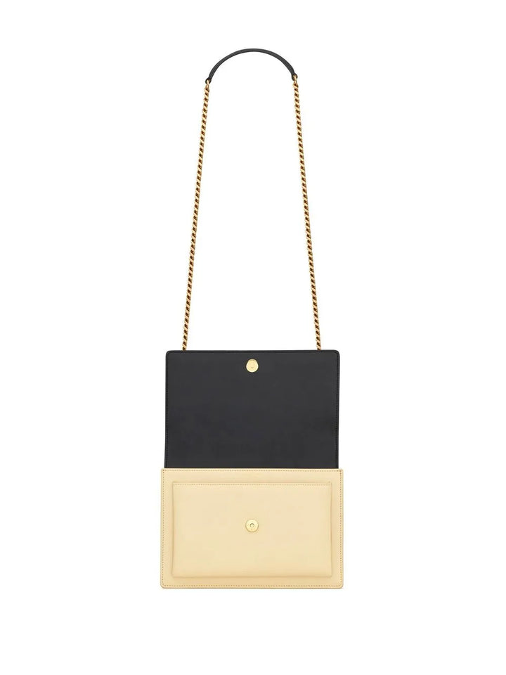 Saint Laurent Sunset Two Tone Shoulder Bag — Same as shown — Size One Size — Top View