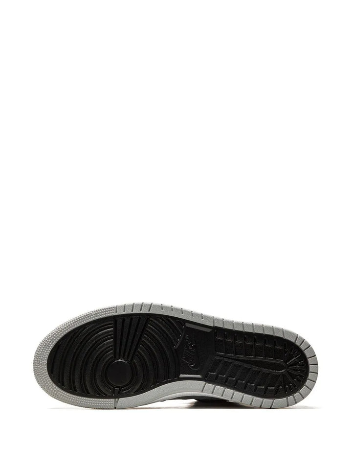 Air Jordan 1 Cmft Black/Grey Sneakers — Black/Grey — Size US M 6.5 - US W 8 — Top View