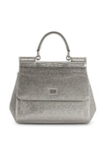 Dolce Gabbana Kim Dolcegabbana Small Sicily Satin Top Handle Bag — Same as shown — Size One Size — Front View