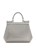Dolce Gabbana Kim Dolcegabbana Small Sicily Satin Top Handle Bag — Same as shown — Size One Size — Back View