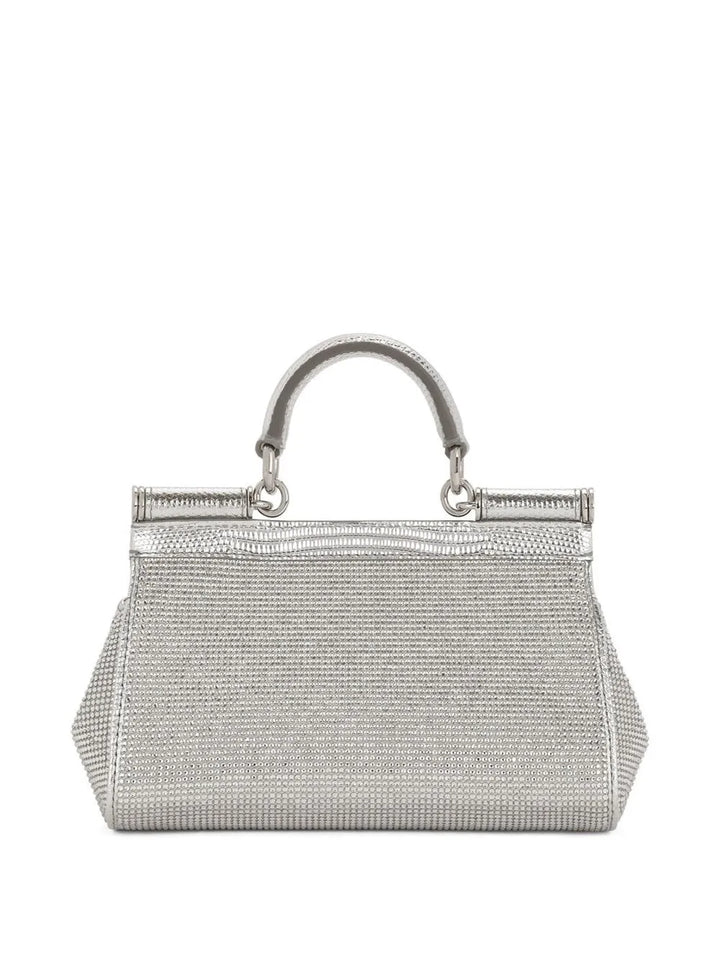 Dolce Gabbana Kim Dolcegabbana Small Sicily Satin Top Handle Bag — Same as shown — Size One Size — Back View