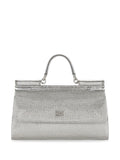 Dolce Gabbana Kim Dolcegabbana Small Sicily Rhinestone Top Handle Bag — Same as shown — Size One Size — Front View