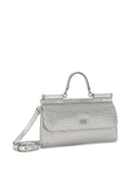 Dolce Gabbana Kim Dolcegabbana Small Sicily Rhinestone Top Handle Bag — Same as shown — Size One Size — Top View