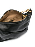 Jimmy Choo Diamond Zip Up Leather Shoulder Bag — Same as shown — Size One Size — Detail View