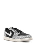 Air Jordan 1 Low Sneakers — Black/White — Size US M 10.5 - US W 12 — Side View