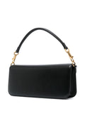 Valentino Garavani Logo Plaque Leather Shoulder Bag — Same as shown — Size One Size — Back View