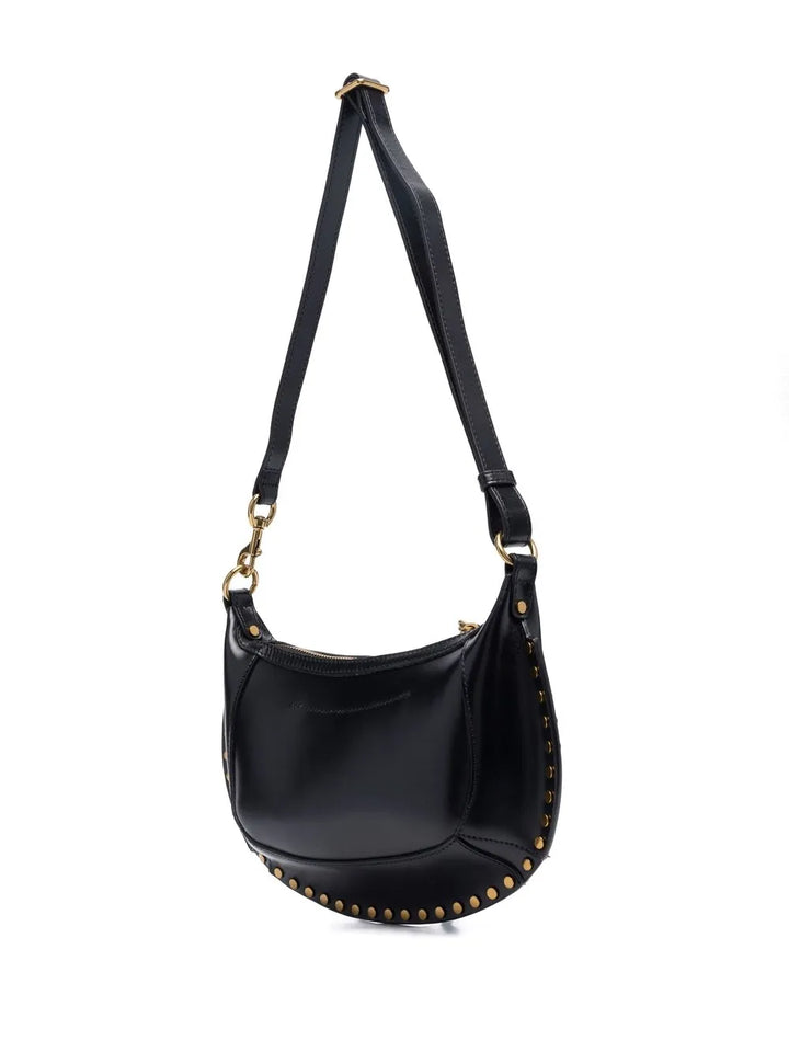 Isabel Marant Oskan Moon Studded Shoulder Bag — Same as shown — Size One Size — Back View