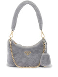Prada Re Edition Shearling Mini Bag — Same as shown — Size One Size — Front View