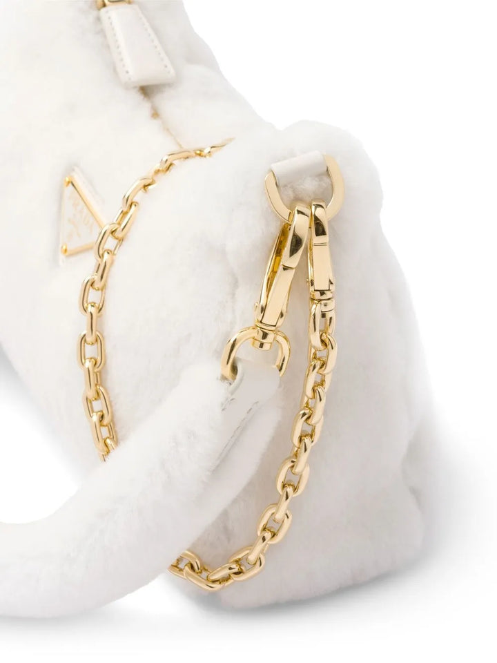 Prada Re Edition Shearling Mini Bag — Same as shown — Size One Size — Top View