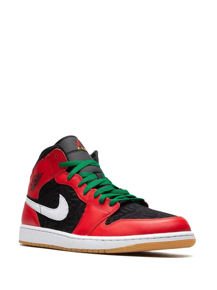 Air Jordan 1 Mid Christmas 2022 Sneakers — Multicolour — Size US M 11.5 - US W 13 — Side View