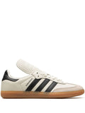 adidas X Human Race Samba White Sneakers — Light Beige — Size US M 11.5 - US W 13 — Front View