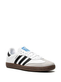 adidas Samba Vegan White Gum Sneakers — White — Size US M 9 - US W 10.5 — Side View