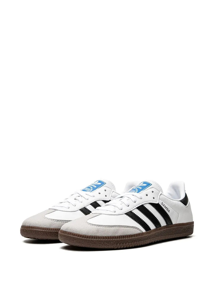 adidas Samba Vegan White Gum Sneakers — White — Size US M 9 - US W 10.5 — Detail View