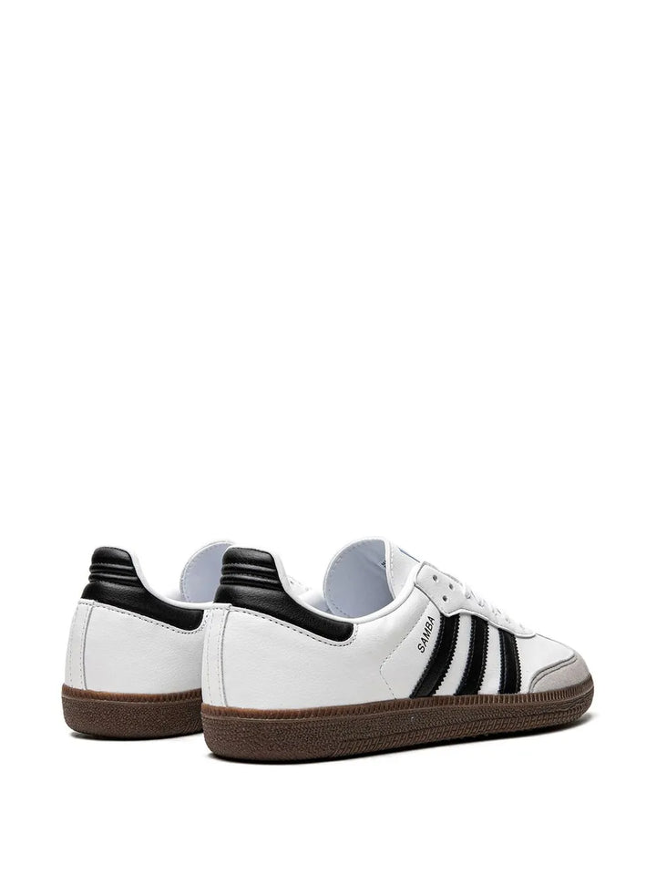 adidas Samba Vegan White Gum Sneakers — White — Size US M 9 - US W 10.5 — Back View