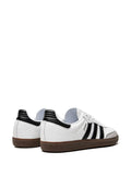 adidas Samba Vegan White Gum Sneakers — White — Size US M 9 - US W 10.5 — Back View