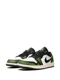 Air Jordan 1 Lose Wear Away - Electric Green Sneakers — Black/White/Light Green — Size US M 11.5 - US W 13 — Detail View