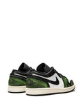 Air Jordan 1 Lose Wear Away - Electric Green Sneakers — Black/White/Light Green — Size US M 11.5 - US W 13 — Back View