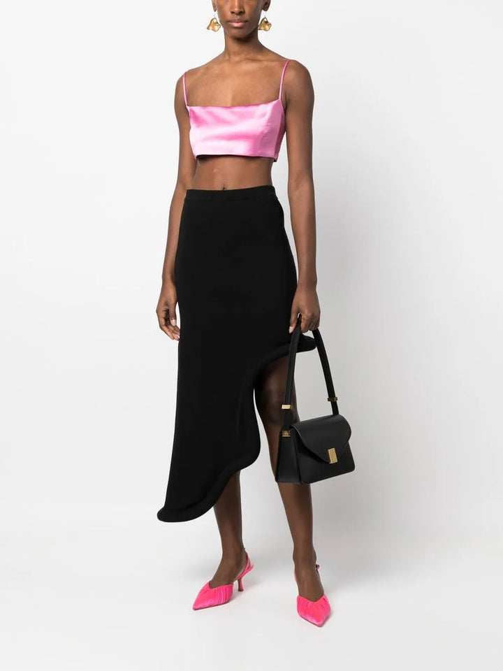 Lanvin Studded Leather Shoulder Bag — Same as shown — Size One Size — Side View