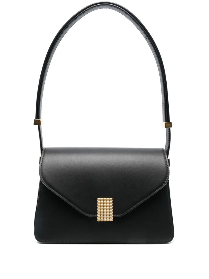 Lanvin Studded Leather Shoulder Bag — Same as shown — Size One Size — Front View