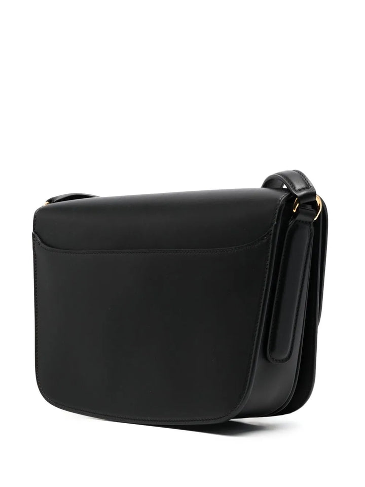 Ferragamo Gancini Leather Shoulder Bag — Same as shown — Size One Size — Back View