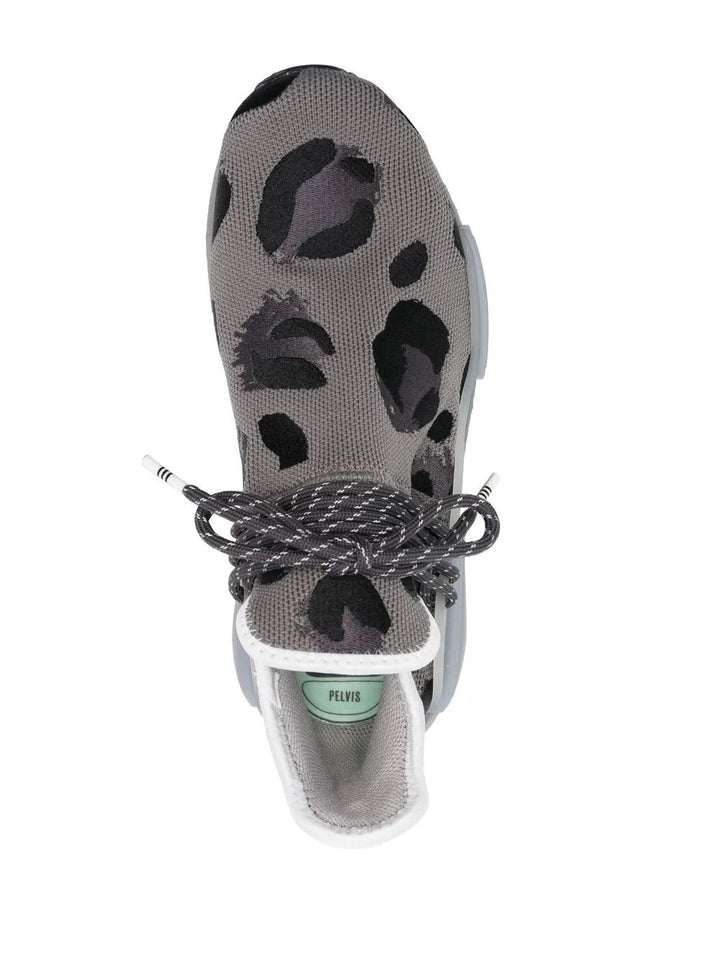 adidas Nmd Hu Animal Print Grey Sneakers — Same as shown — Size US M 3.5 - US W 5 — Top View