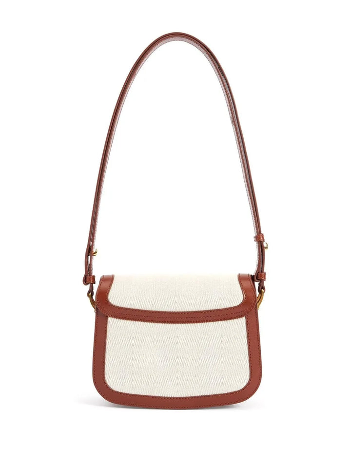 Ami Paris Logo Plaque Shoulder Bag — Same as shown — Size One Size — Back View