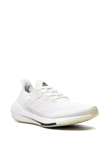 adidas Ultraboost 21 Primeblue Sneakers — White — Size US M 5 - US W 6.5 — Detail View