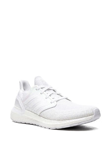 adidas Ultraboost 20 Triple White Sneakers — Same as shown — Size US M 5 - US W 6.5 — Detail View