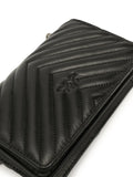 Pinko Lovebird Quilted Shoulder Bag — Same as shown — Size One Size — Top View