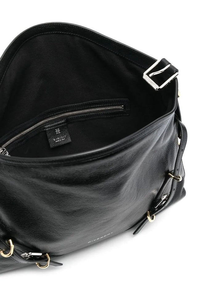 Givenchy Grained Leather Shoulder Bag — Same as shown — Size One Size — Detail View