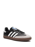 adidas Samba Vegan Black/Gum Sneakers — Core Black — Size US M 9 - US W 10.5 — Side View