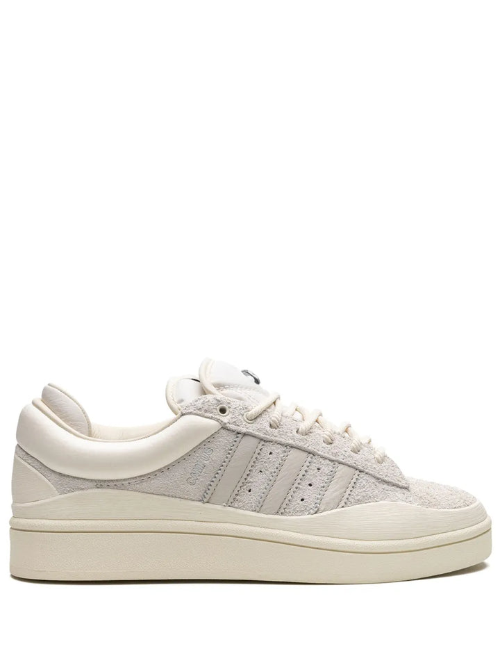 adidas X Bad Bunny Campus Cream Sneakers — Cream White — Size US M 8 - US W 9.5 — Front View