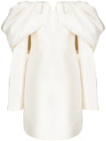 Rachel Gilbert Viola Off The Shoulder Minidress — Ivory — Size XS — Front View