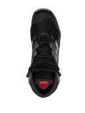 adidas Terrex Swift R3 Hi-Top Sneakers — Black — Size US M 9.5 - US W 11 — Top View
