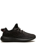 adidas Yeezy Boost 350 Pirate Black 2023 Sneakers — Black — Size US M 9 - US W 10.5 — Front View