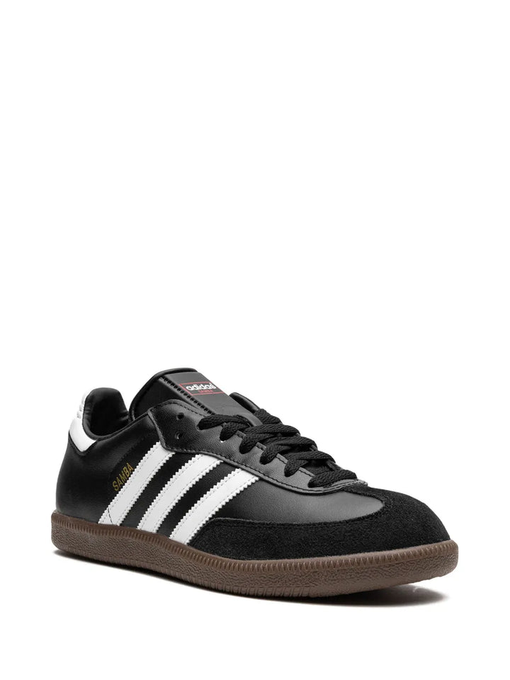 adidas Samba Low-Top Sneakers — Black/White — Size US M 10.5 - US W 12 — Side View