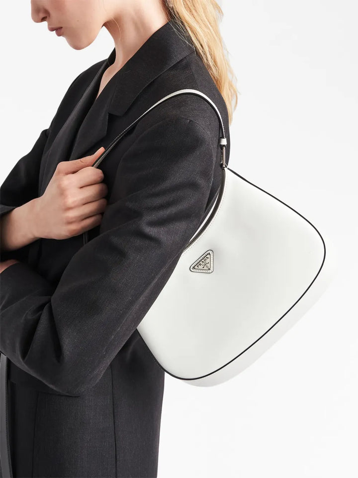 Prada Cleo Leather Shoulder Bag — Same as shown — Size One Size — Back View