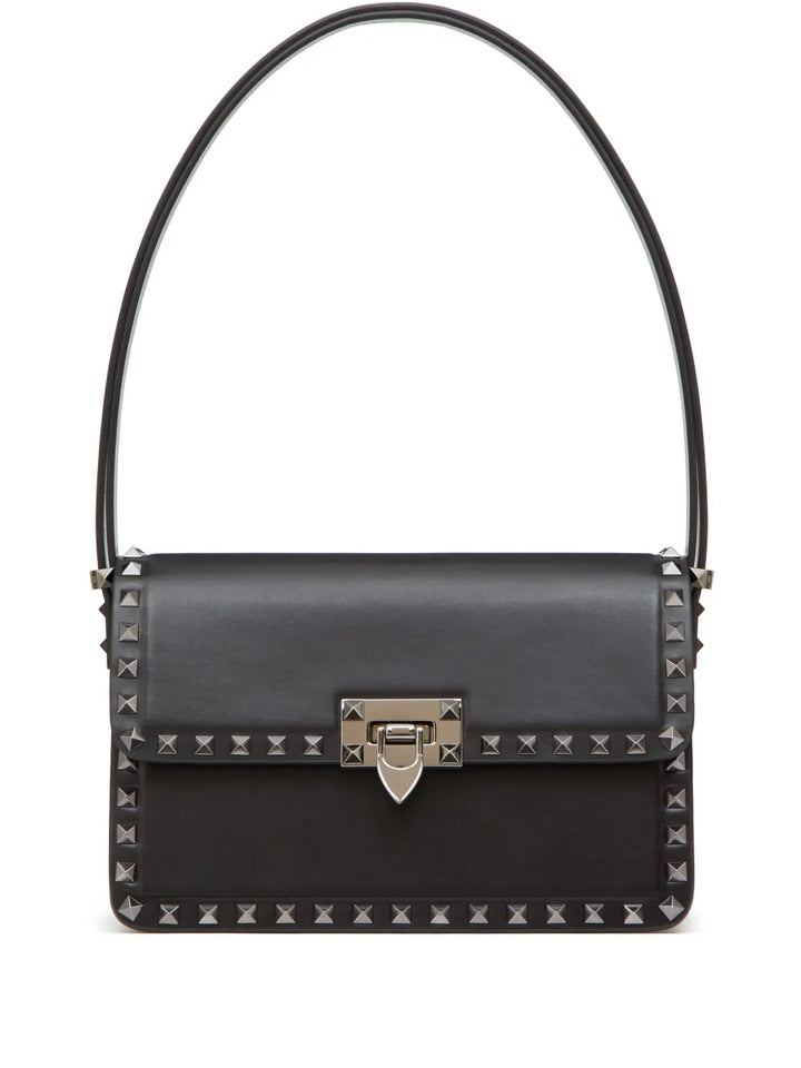 Valentino Garavani Rockstud23 Leather Shoulder Bag — Same as shown — Size One Size — Front View