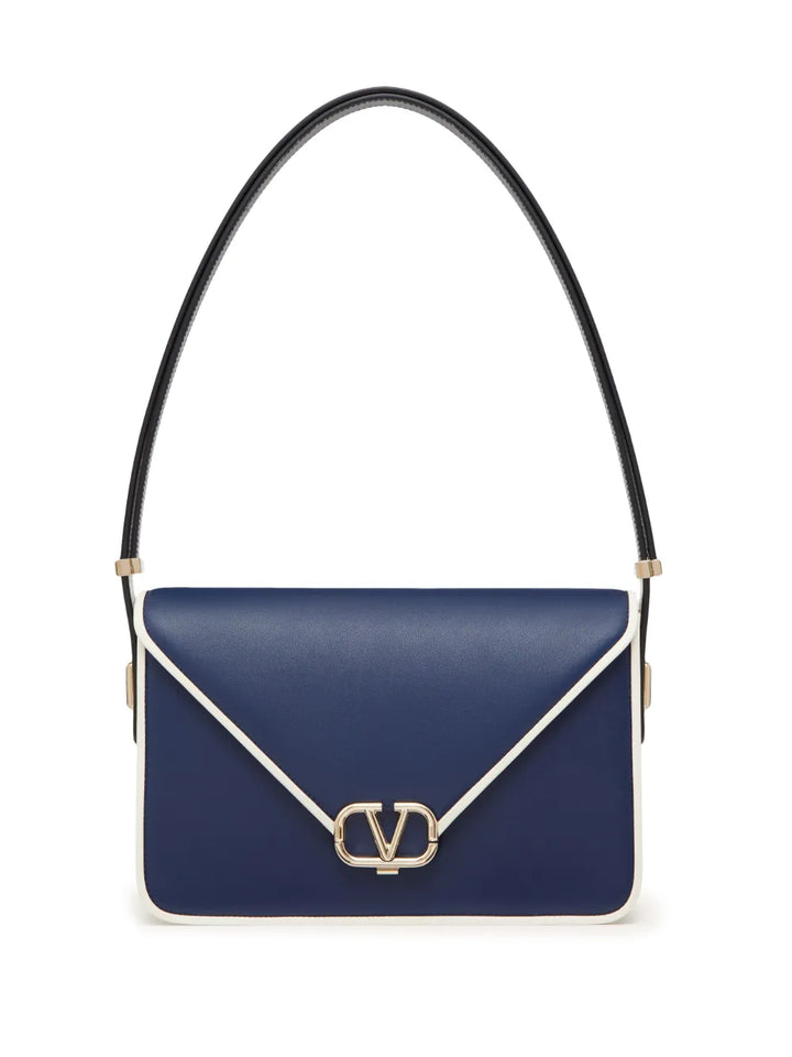 Valentino Garavani Letter Leather Shoulder Bag — Same as shown — Size One Size — Front View
