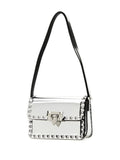 Valentino Garavani Small Rockstud23 Mirrored Shoulder Bag — Same as shown — Size One Size — Back View