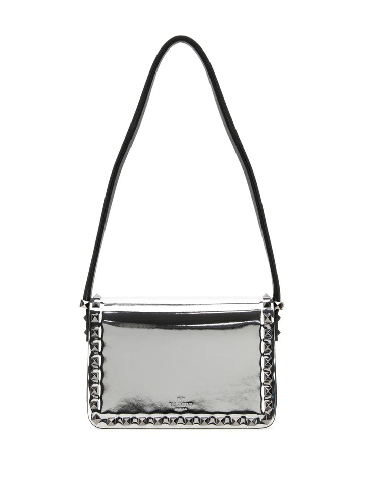 Valentino Garavani Small Rockstud23 Mirrored Shoulder Bag — Same as shown — Size One Size — Side View