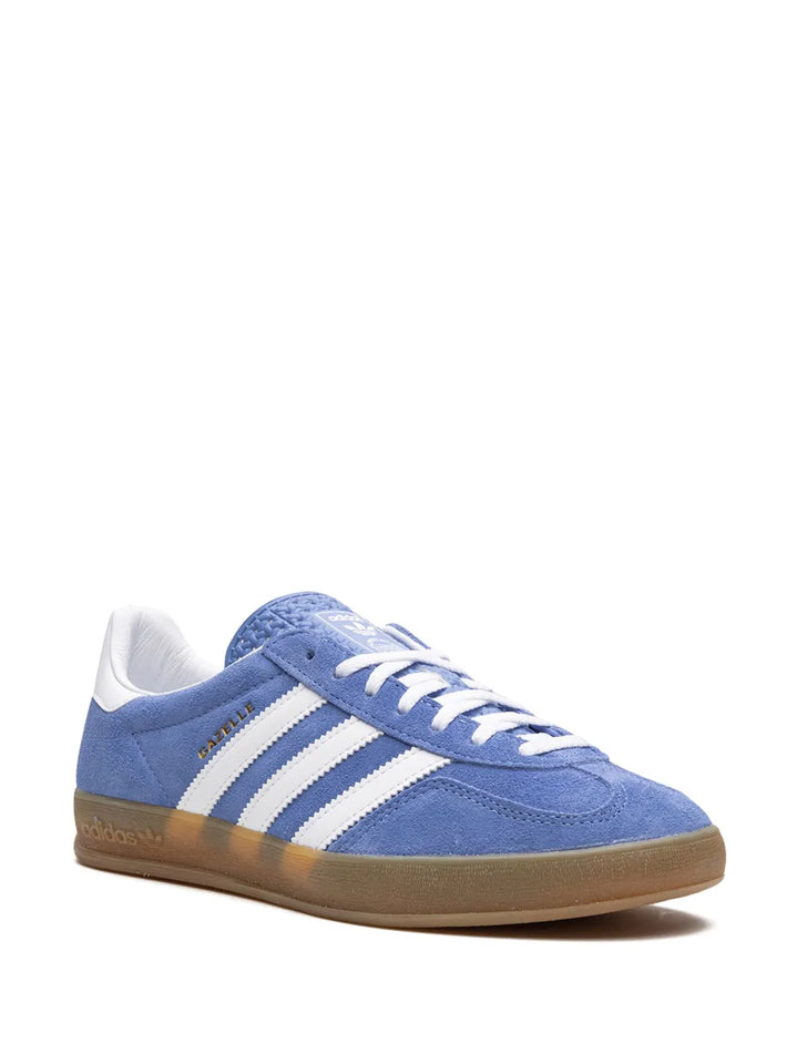 adidas Gazelle Indoor Sneakers — Blue — Size US M 6.5 - US W 8 — Side View
