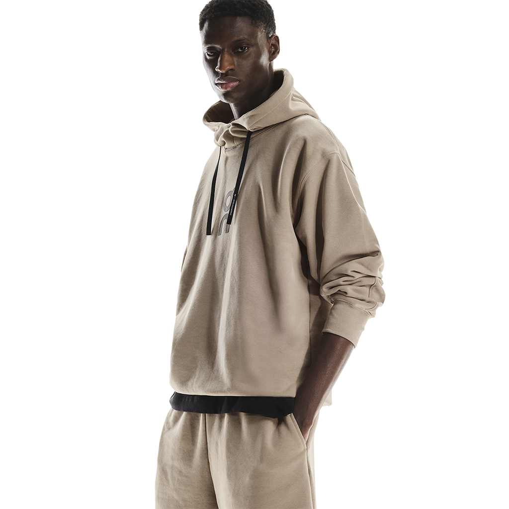 ON Club Hoodie — Desert — Size XSmall — Side View