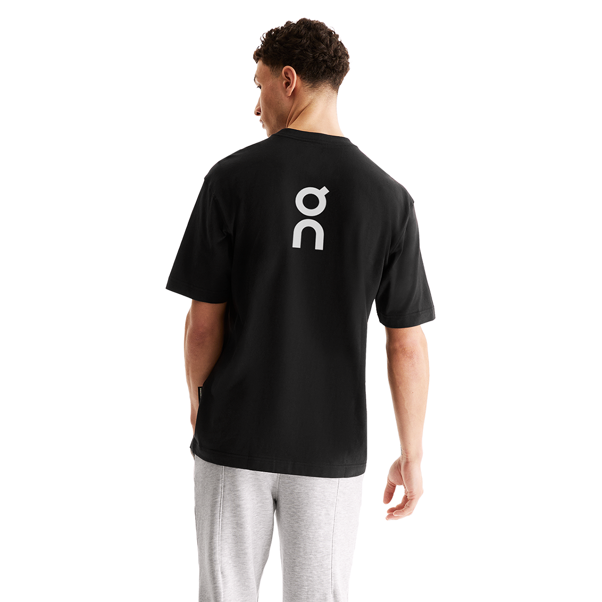 ON Club-T Shortsleeve Black — Black — Size XXLarge — Back View