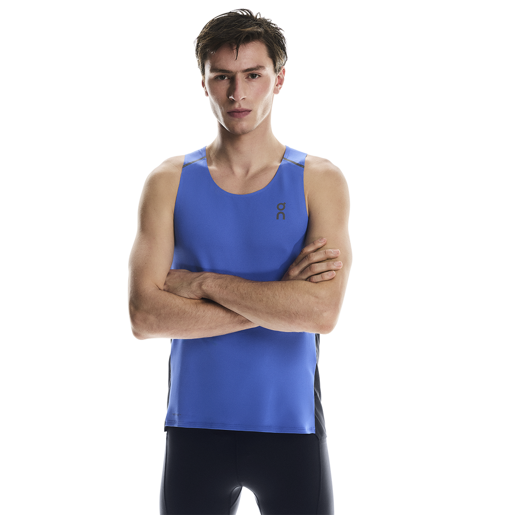 ON Performance Tank — Zaffre - Navy — Size XSmall — Front View