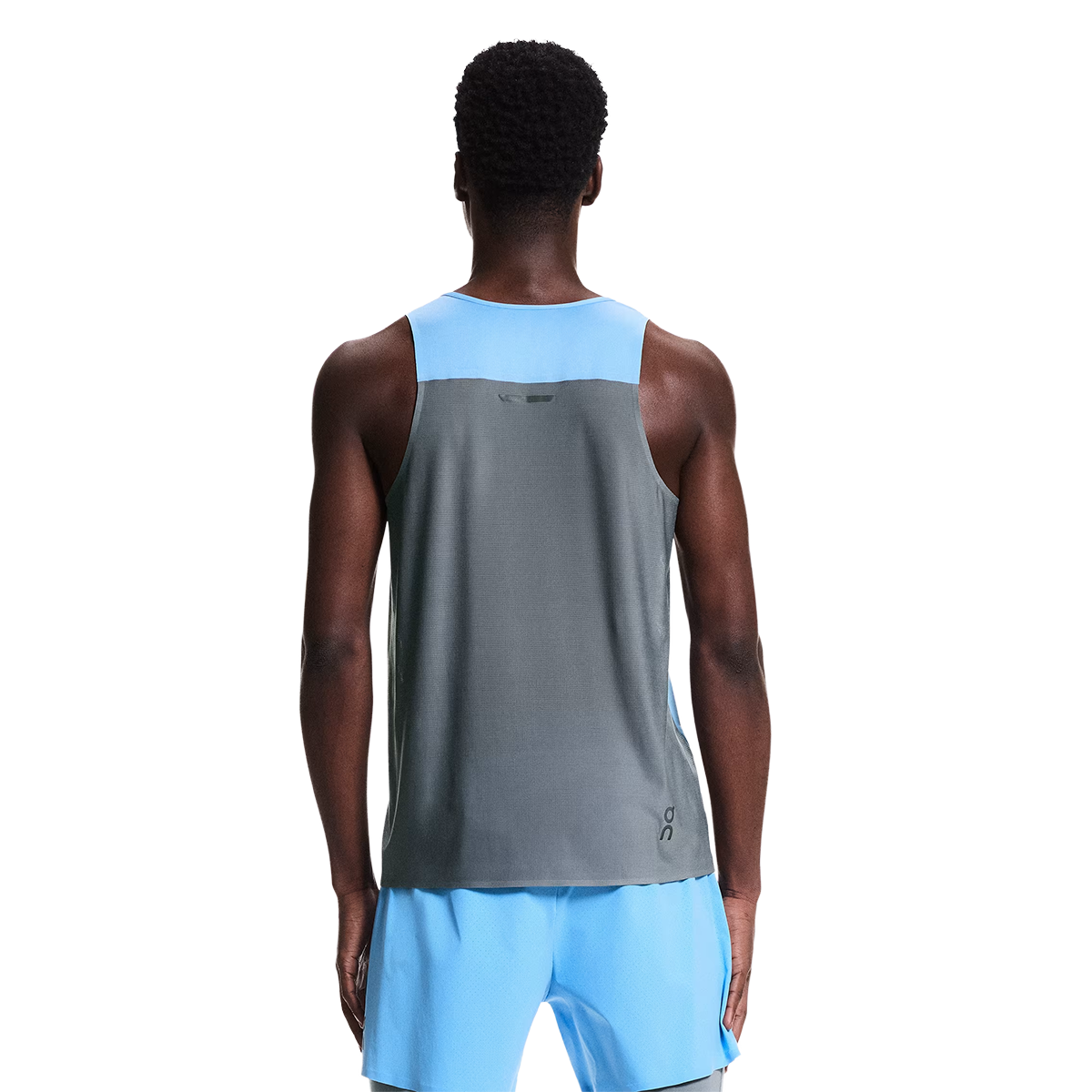 On Performance Tank — Gourami - Rock — Size XSmall — Back View