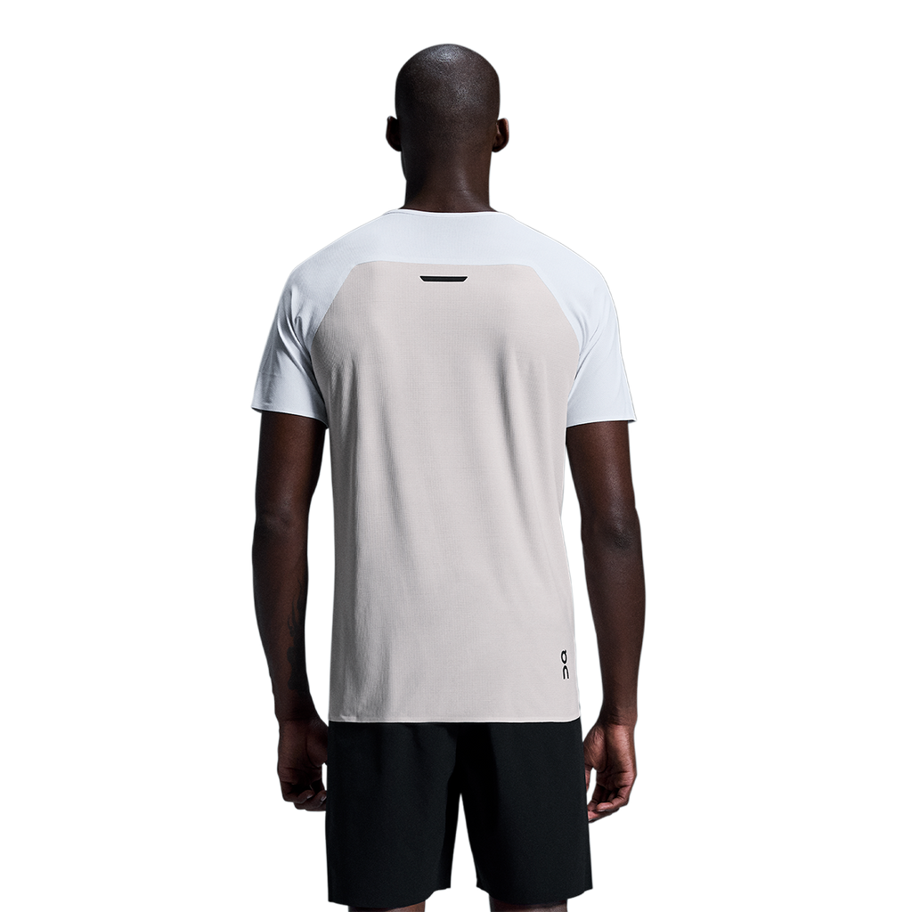 ON Performance-T — White - Silver — Size Small — Top View