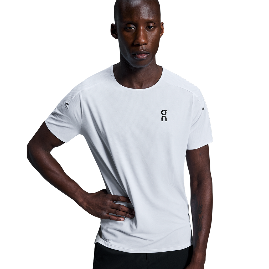 ON Performance-T — White - Silver — Size Small — Back View