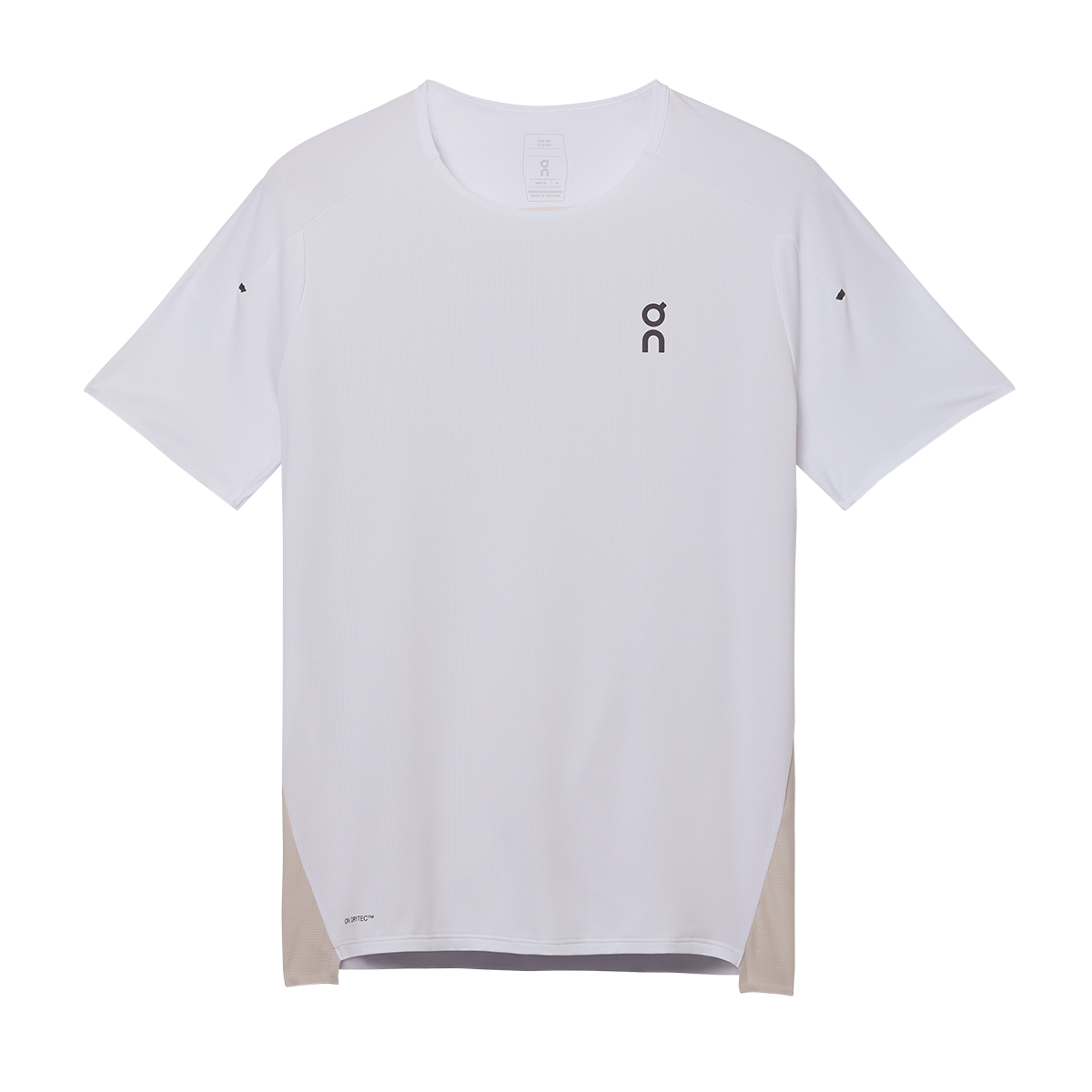 ON Performance-T — White - Silver — Size Small — Detail View